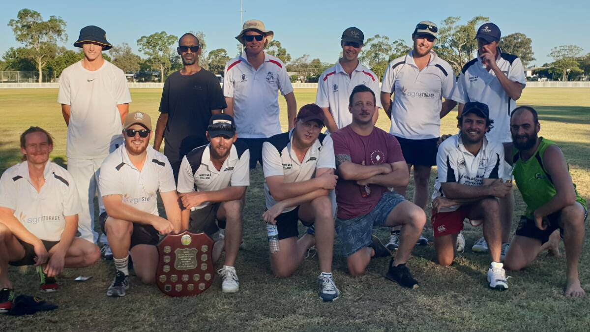 The Stallions will be looking to back up their title from a year ago when the Moree and District Cricket Association season kicks off this weekend. Photo: Deb Holland.