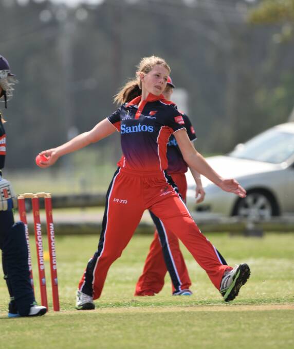 TOP PLAYER: Molly Armstrong has been selected in the Cricket NSW Central Northern Female Academy. Photo: Leeza Wishart