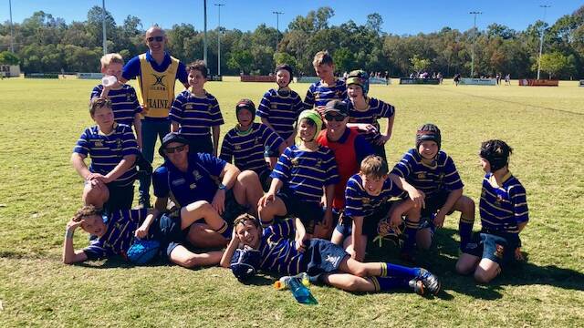 The Easts Tigers under-12s team are looking forward to their match against the Moree Weebolla Bulls.