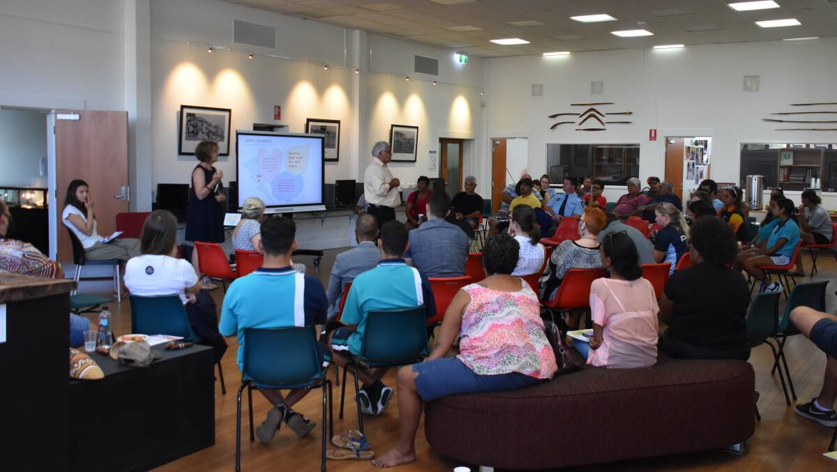 More than 100 people turned up the first justice reinvestment community meeting earlier this year.