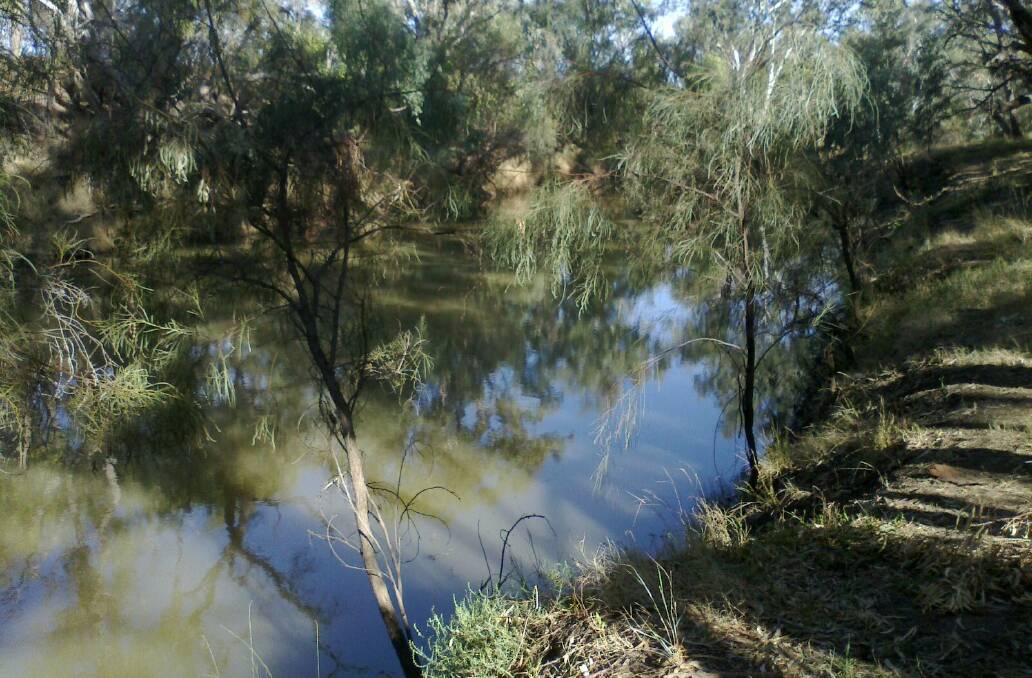 A popular fishing hole on the Mehi River away from crowds. Photo: supplied.