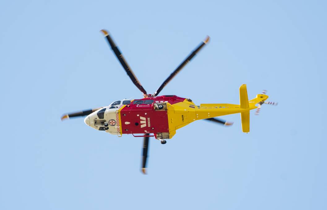 Rescue chopper called to airlift elderly man to Tamworth