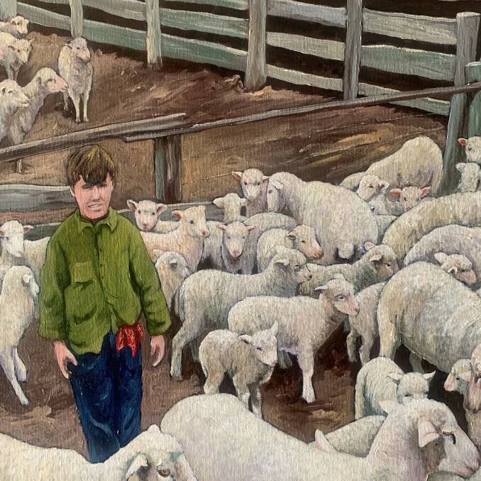 "Counting Sheep", Jo White, 2019.