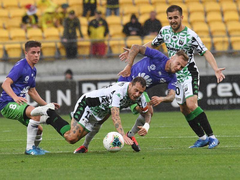 Wellington have cemented their place in the A-League's top-six with a 2-0 win over Western United.