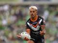 Jayden Sullivan is prepared to bide his time as he looks to make an impact at Wests Tigers. (Lukas Coch/AAP PHOTOS)
