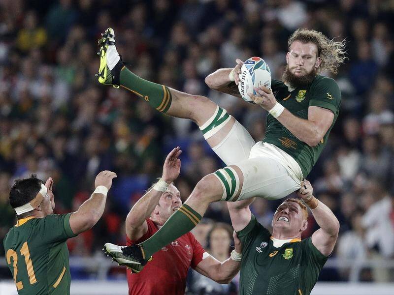 Giant Springbok RG Snyman was one of four rugby players injured in a fire-pit accident in Ireland.