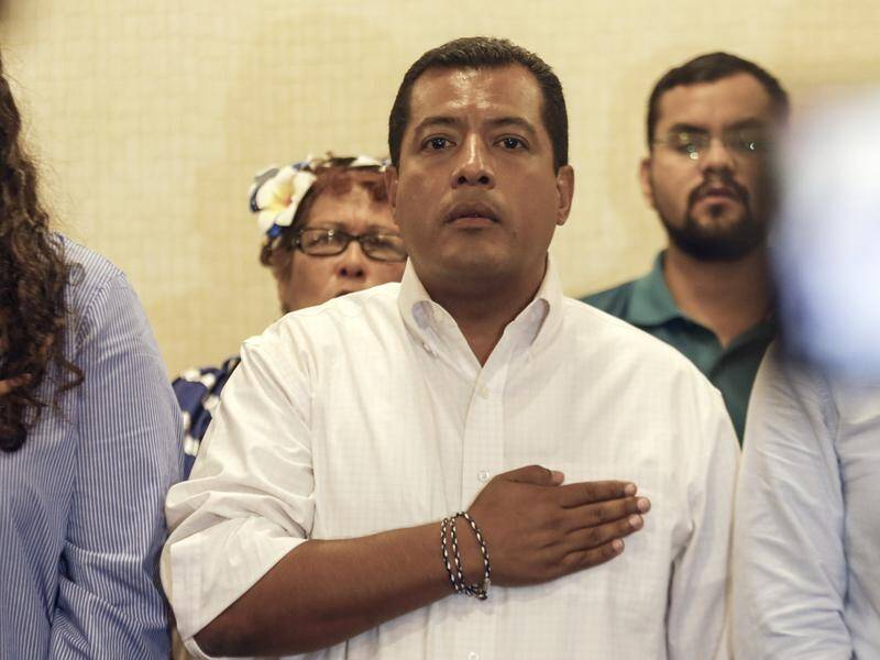 Nigaraguan politician Felix Maradiaga vowed to stay in the running against President Daniel Ortega.