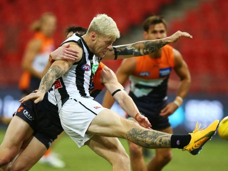 Jordan De Goey will be a key inclusion for Collingwood as the Magpies bid for an AFL finals berth.