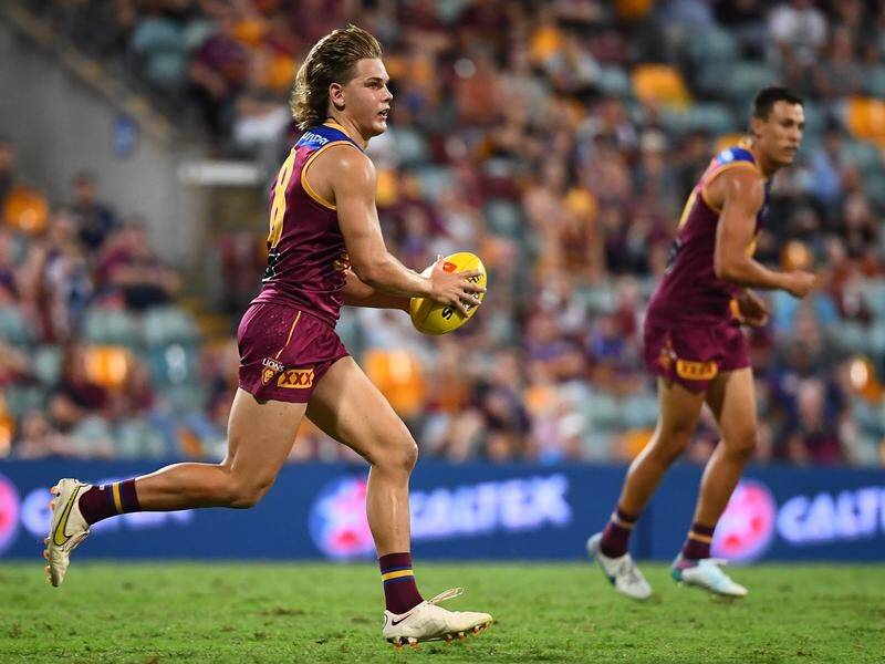 Will Ashcroft has earned praise from his Lions' boss after their lights-out win over Melbourne. (Jono Searle/AAP PHOTOS)