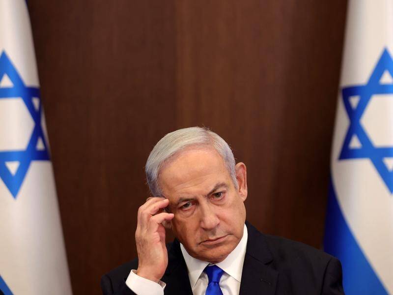 Israeli President Benjamin Netanyahu's fiercely contested judicial reforms are debated once more. (EPA PHOTO)