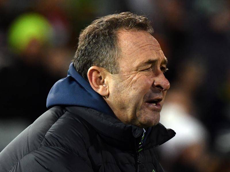 Raiders coach Ricky Stuart has apologised over his post-match press conference outburst. (Mick Tsikas/AAP PHOTOS)