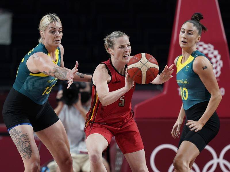 Olympic newcomers Belgium have upset the Opals in their opening Games pool match.