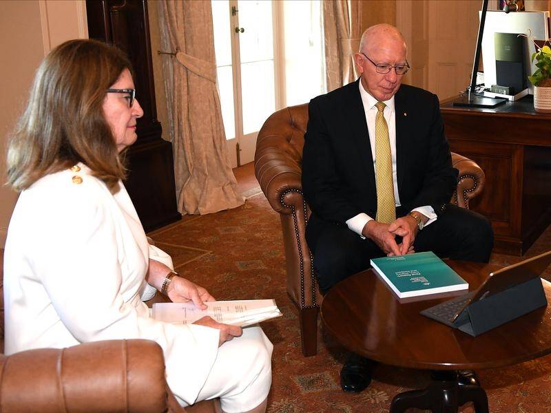 Governor-General David Hurley has received the aged care report from Commisioner Lynelle Briggs.