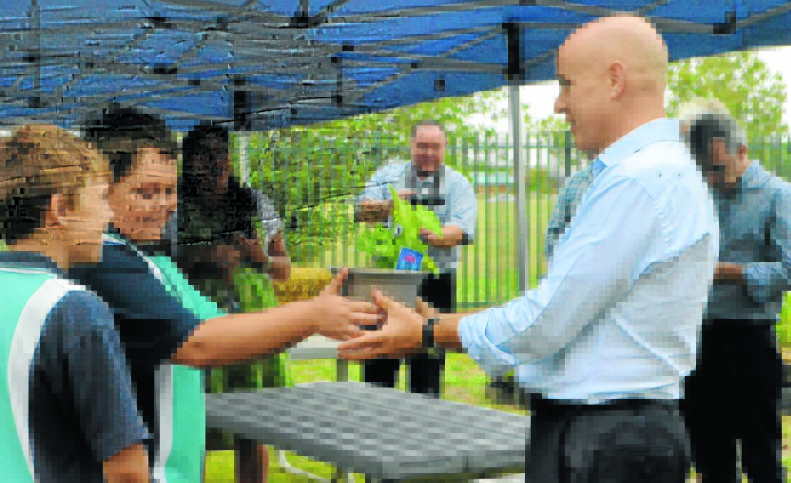 Minister for Education Adrian Piccoli visits Moree