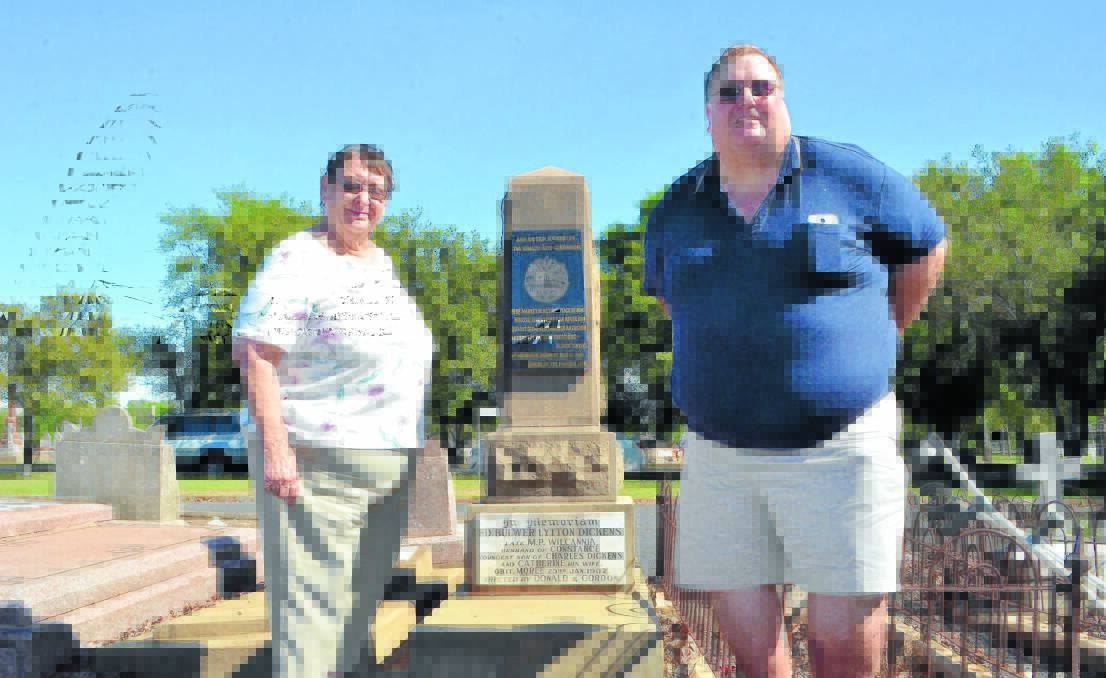 Gwydir Family History Society’s Jay and Michael McNamara are inviting residents to a cemetery walk this weekend.