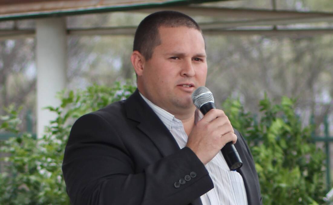 Corporate services director Mitchell Johnson spoke on behalf of the Moree Plains Shire Council.
